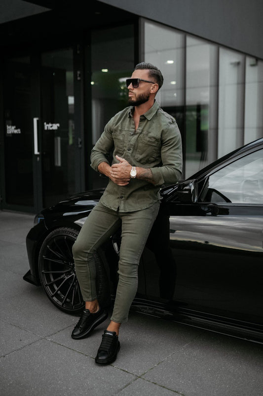 Olavoga Giacca hosszú ujjú ing