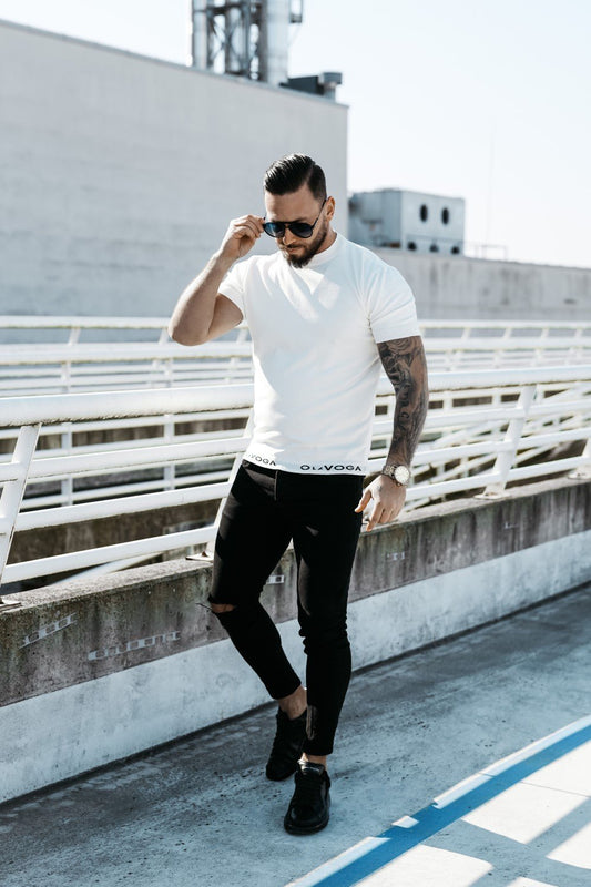 Olavoga Nakis rövid ujjú pulóver