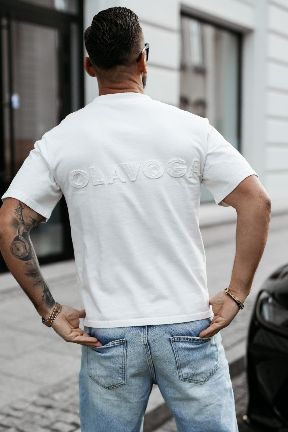 Olavoga Shadow Luxe rövid ujjú póló