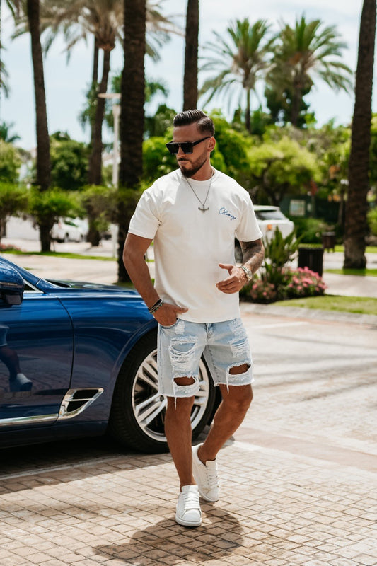 Olavoga Blue Harmony rövid ujjú póló