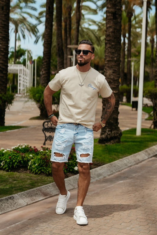 Olavoga Blue Harmony rövid ujjú póló