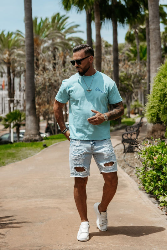 Olavoga Blue Harmony rövid ujjú póló