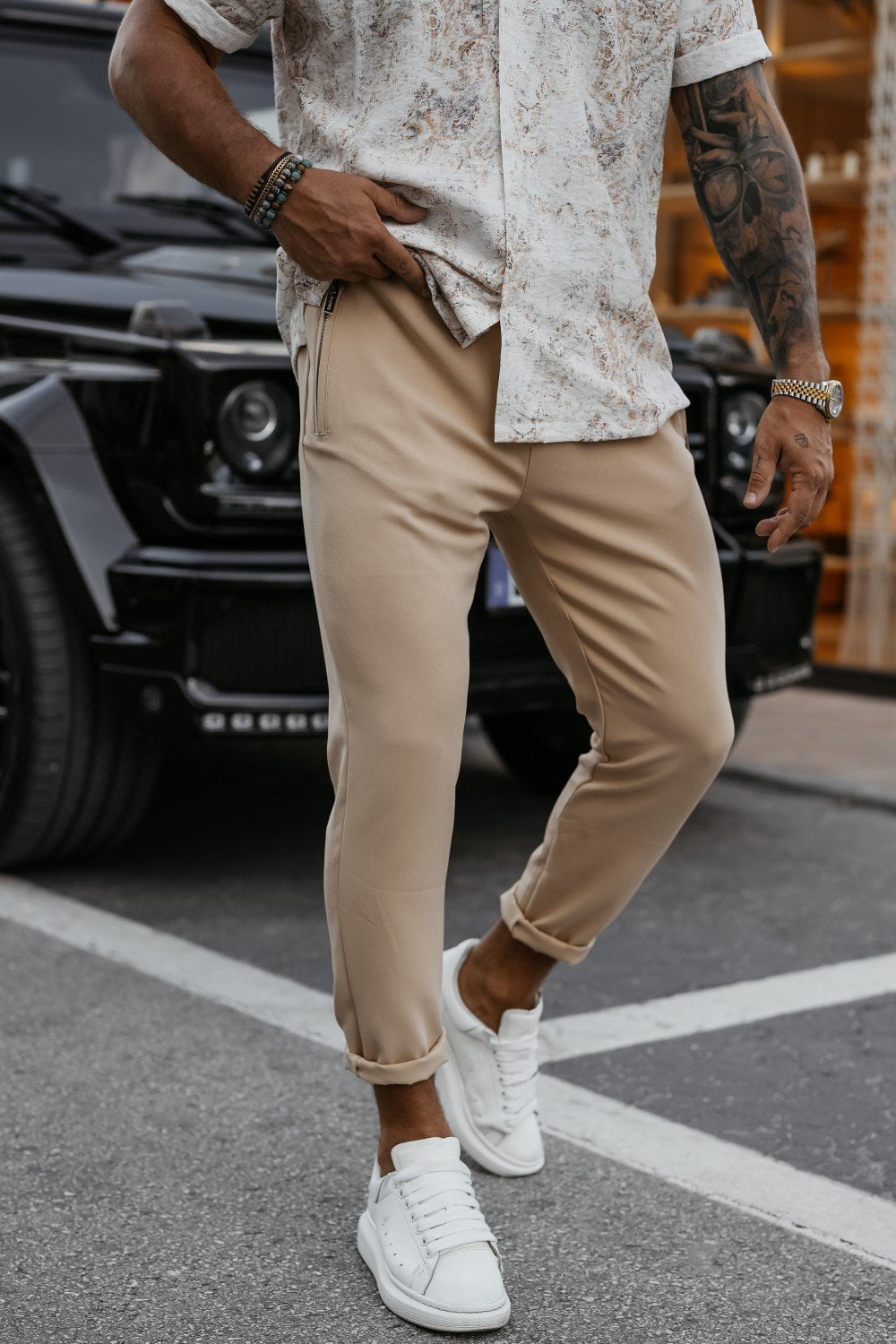 Olive green Weston pants