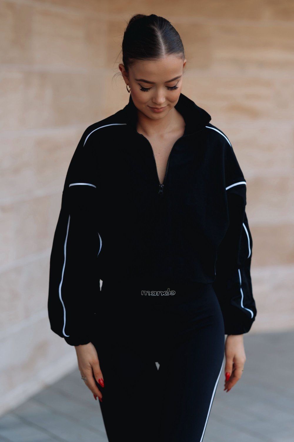 Mando Müheloser Überwurfpullover