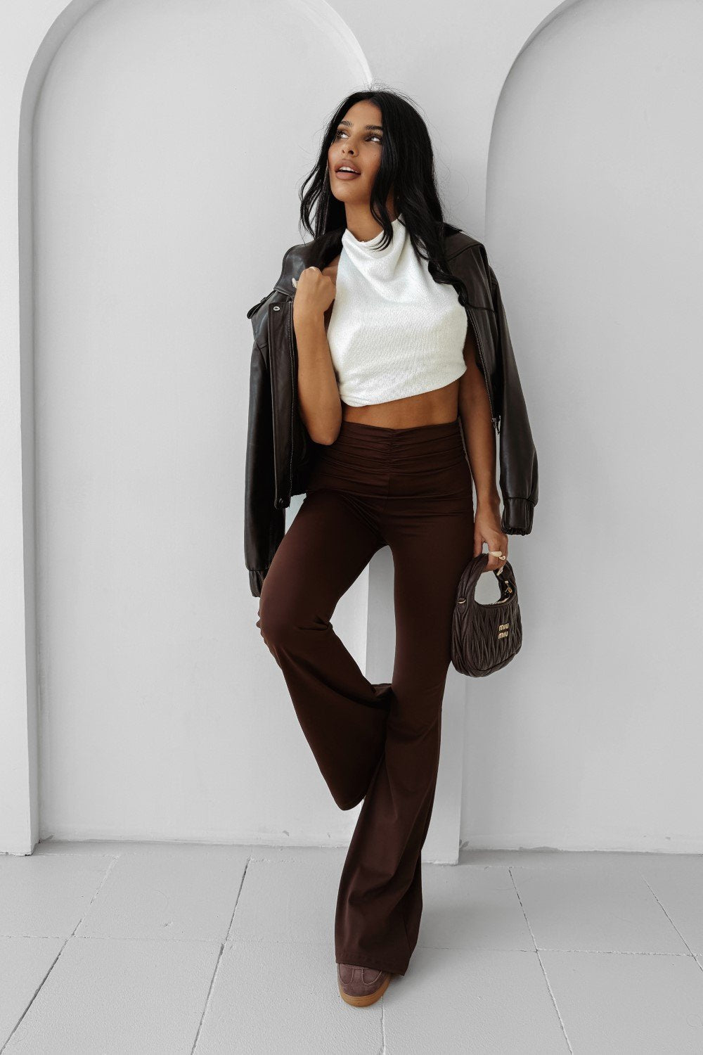 Olive green SPICED HONEY leggings