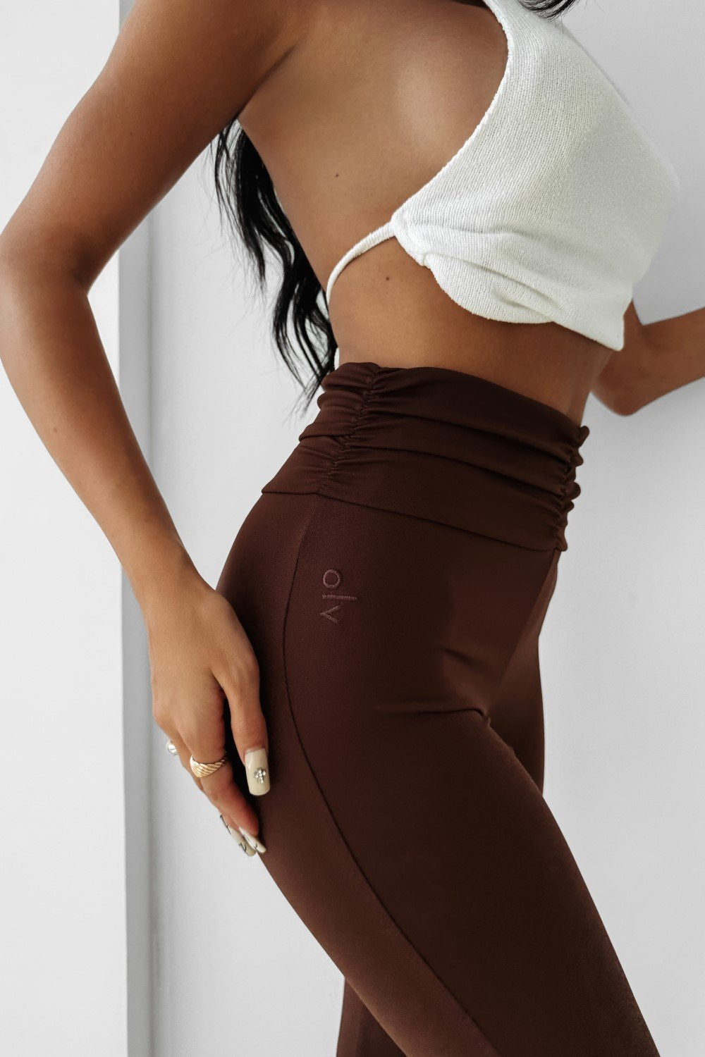 Olive green SPICED HONEY leggings