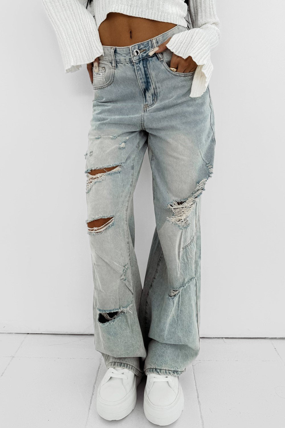 Olive green BAMBI jeans