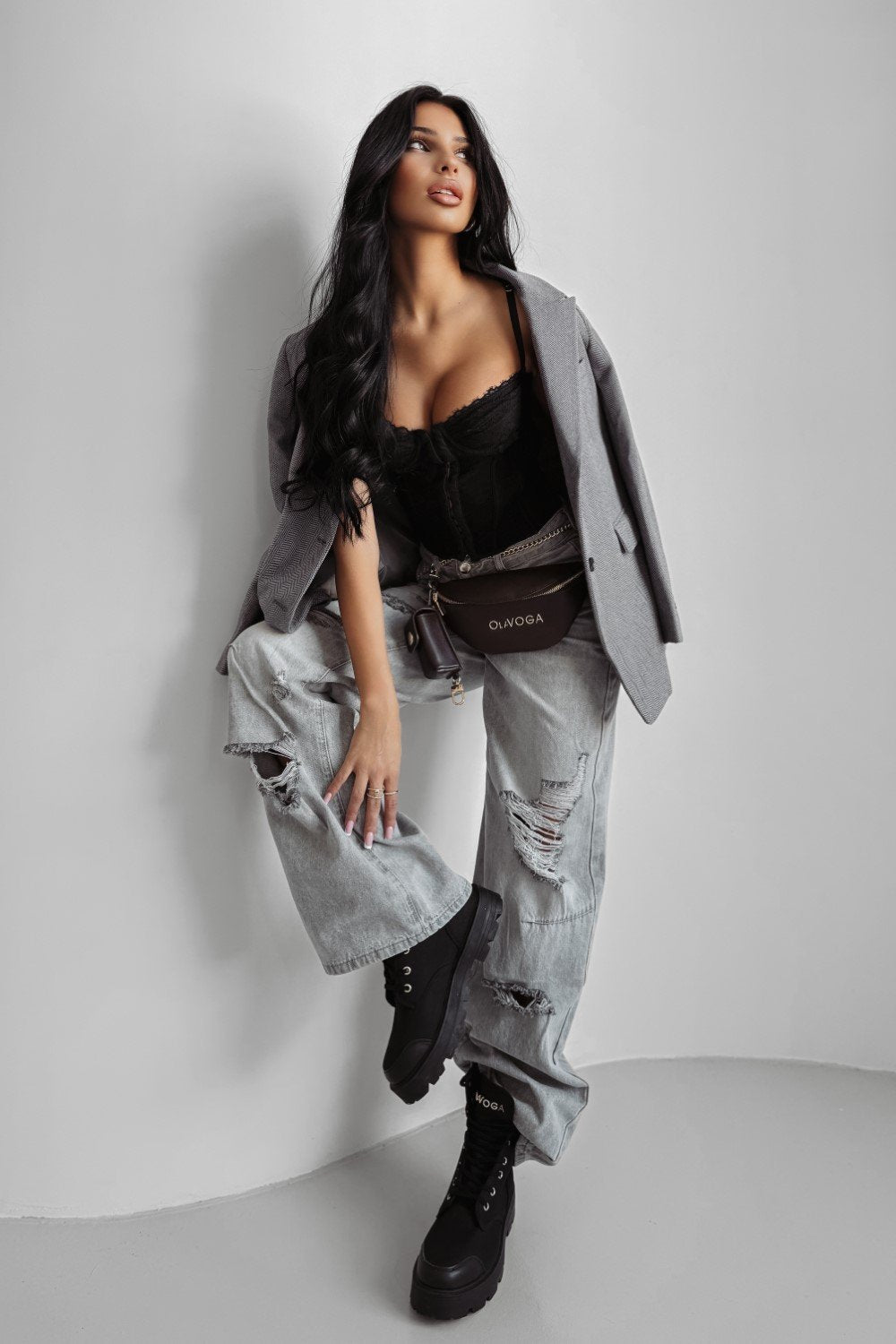 Olive green BAMBI jeans