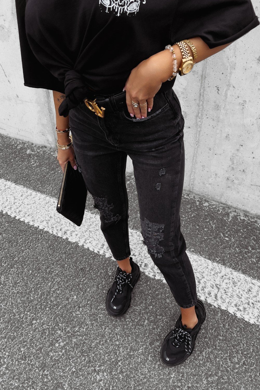 Olive green Verti jeans