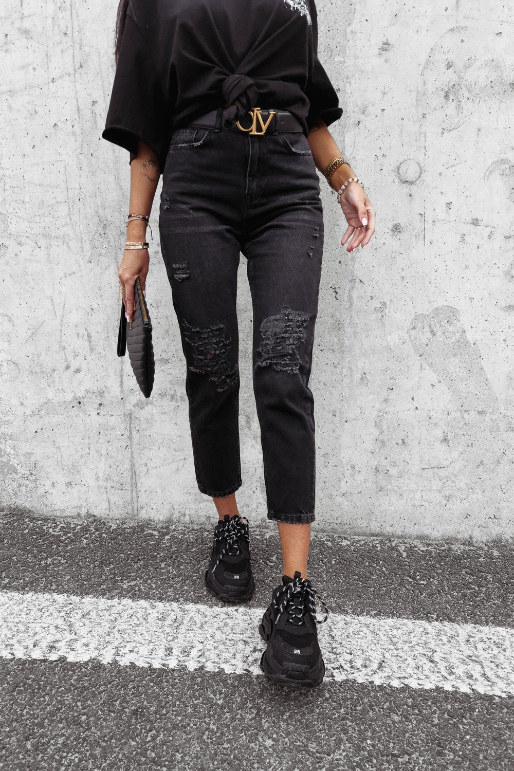 Olive green Verti jeans
