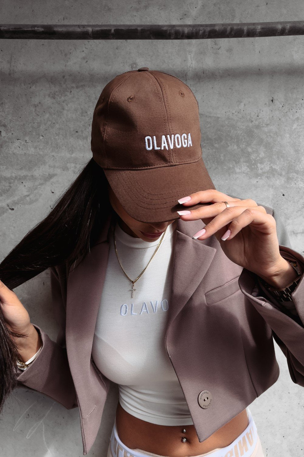 Olive oil Masis baseball cap