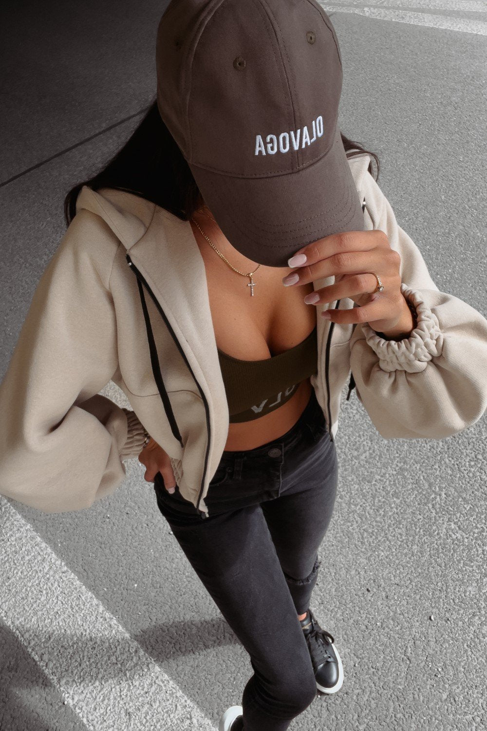 Olive oil Masis baseball cap