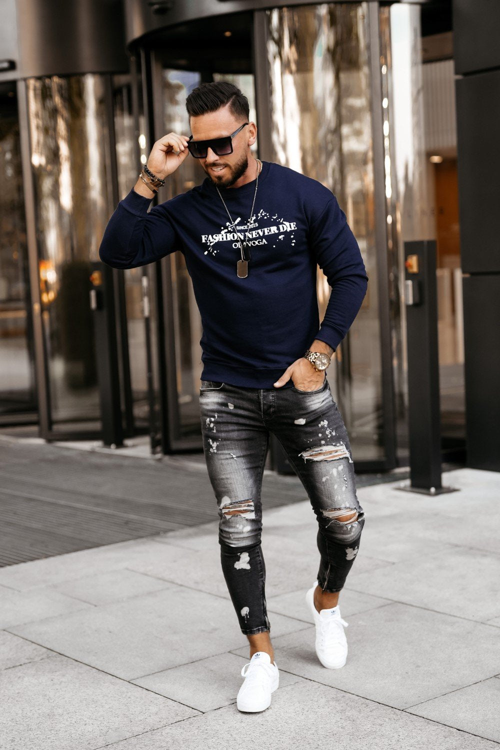 Olive green Emil sweater