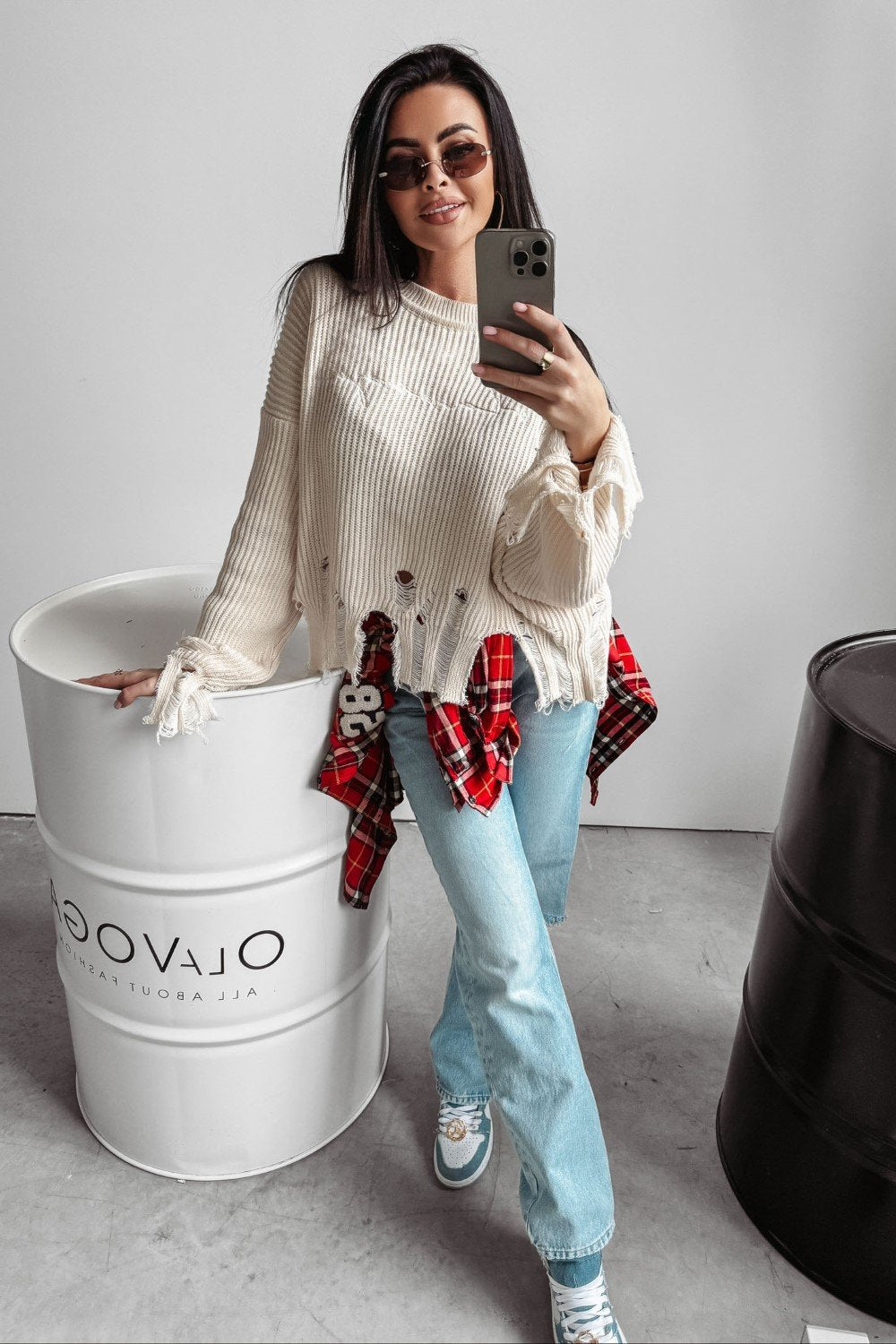 Olavoga Miley pulóver