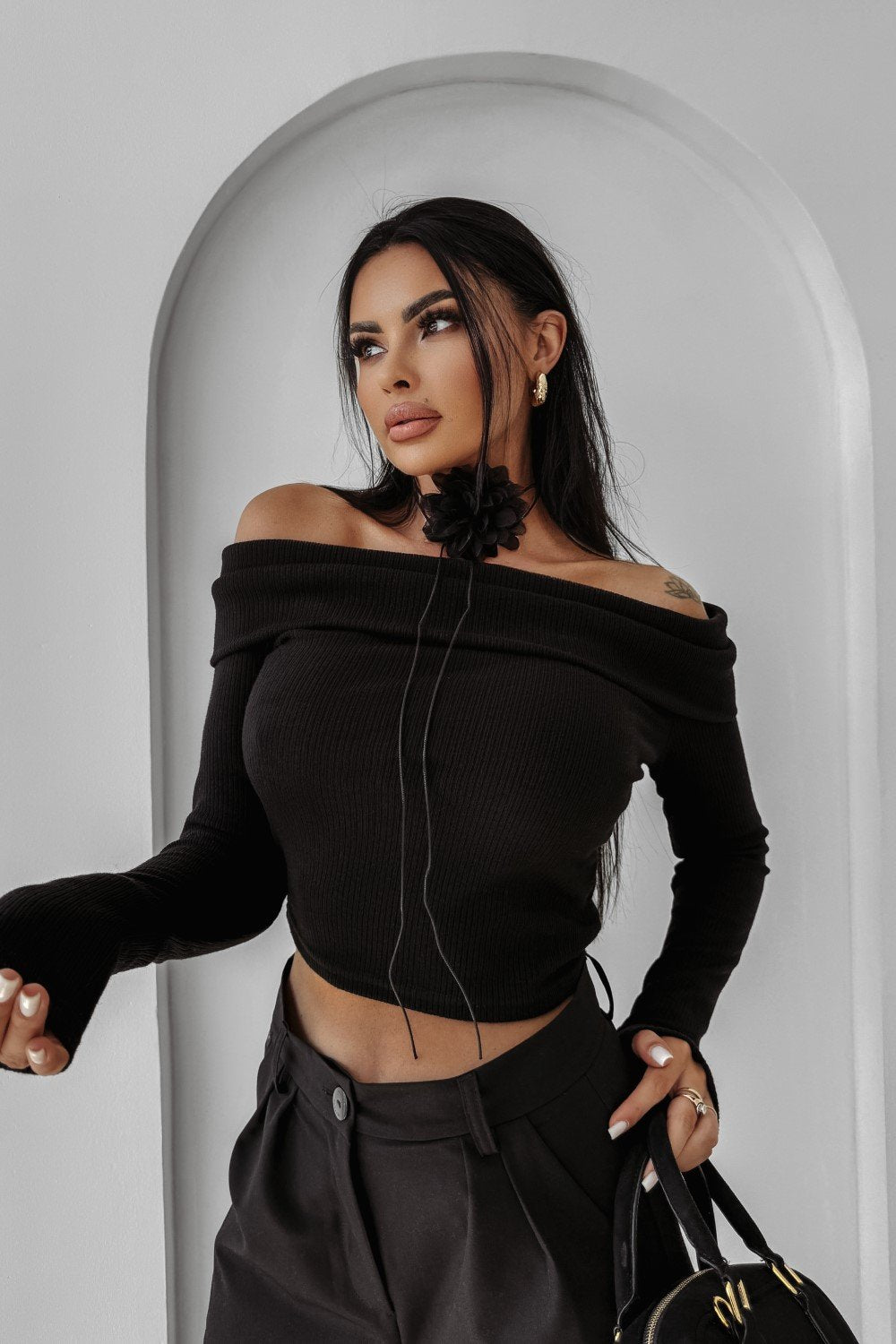Olive CREAMED FOG blouse
