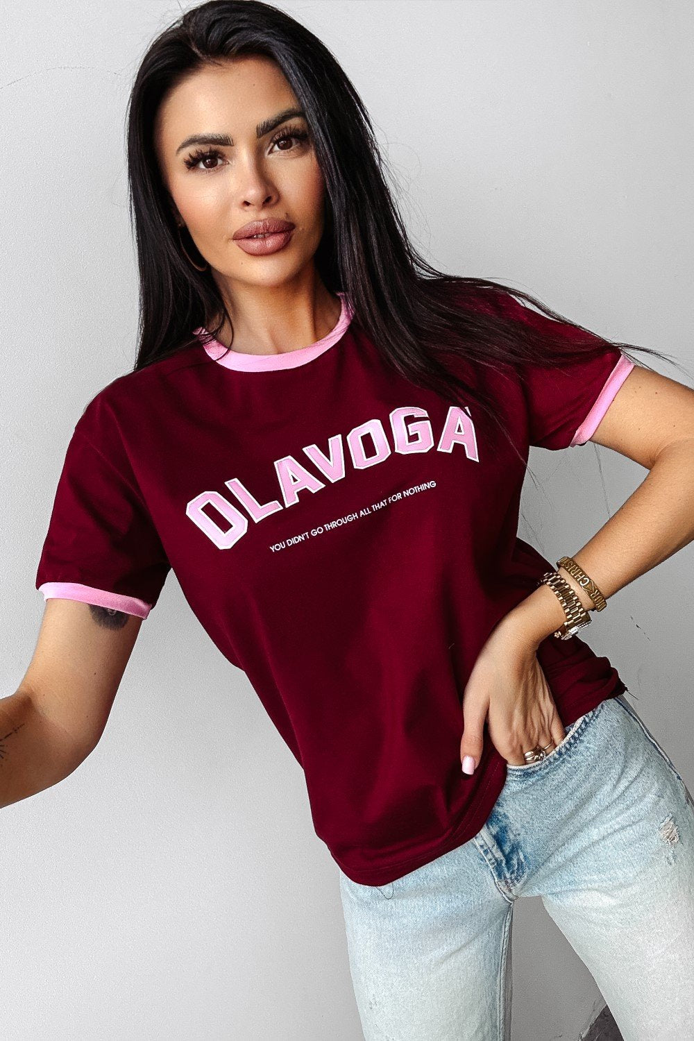 Olavoga Zitronen-Kurzarm-T-Shirt