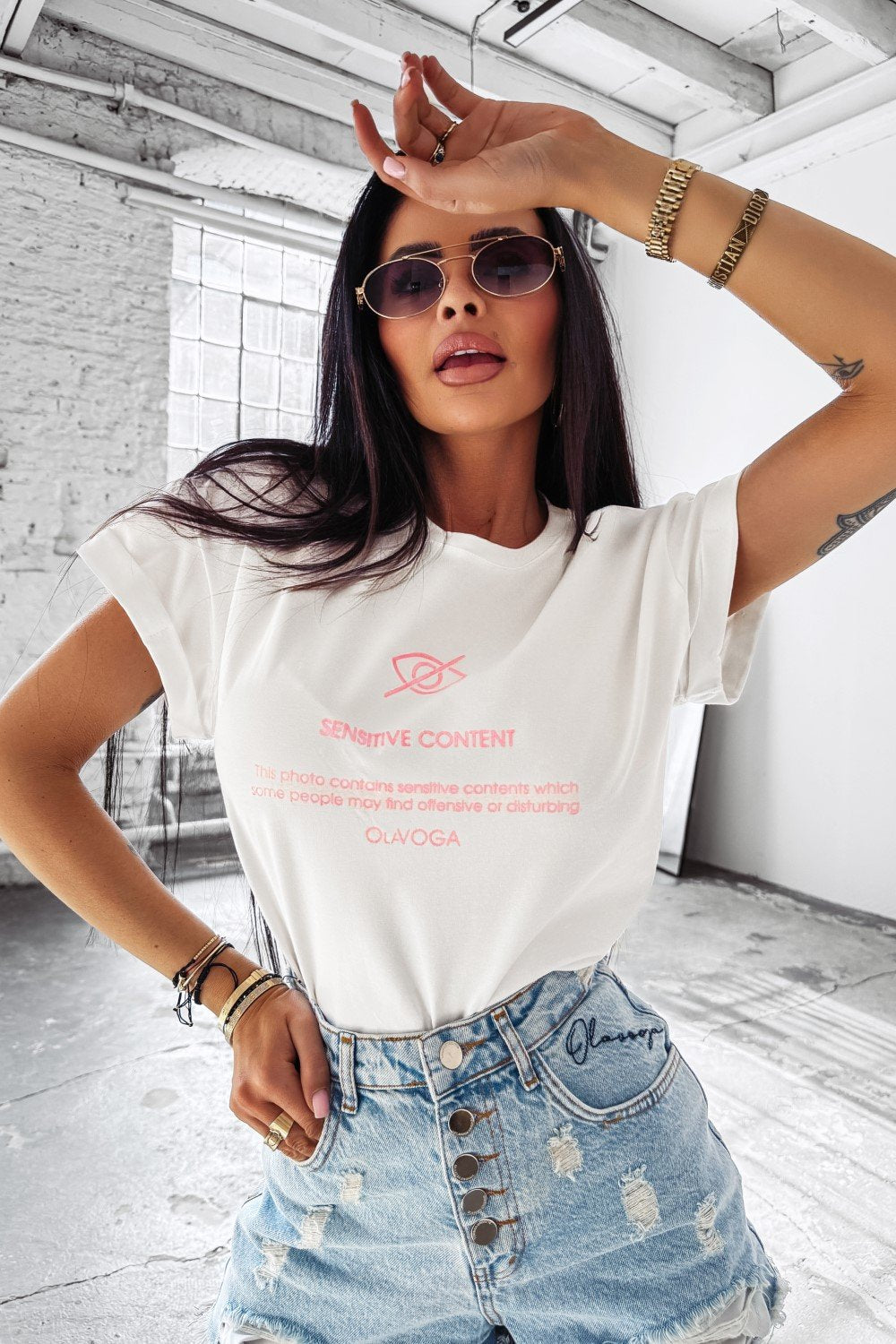 Olavoga Glass Kurzarm-T-Shirt