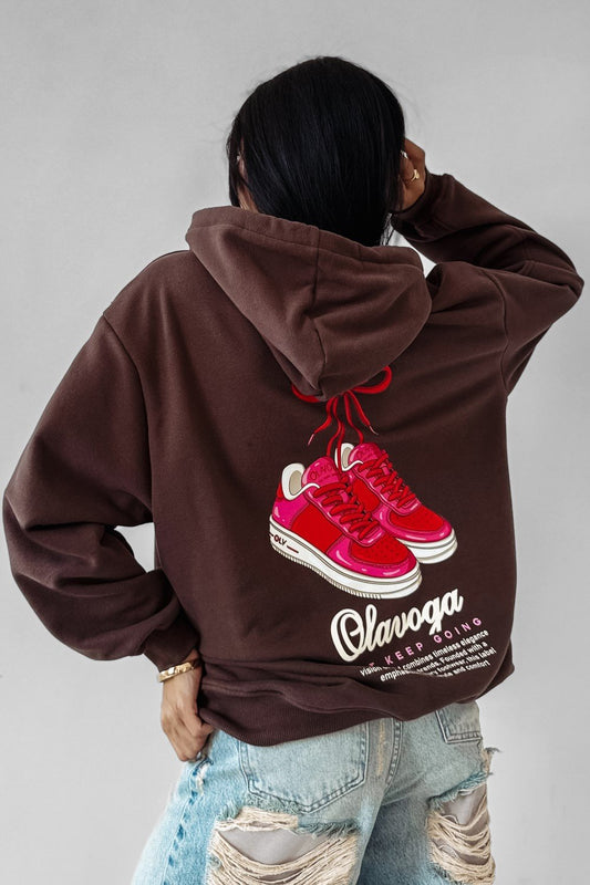 Olavoga Flint kapucnis pulóver