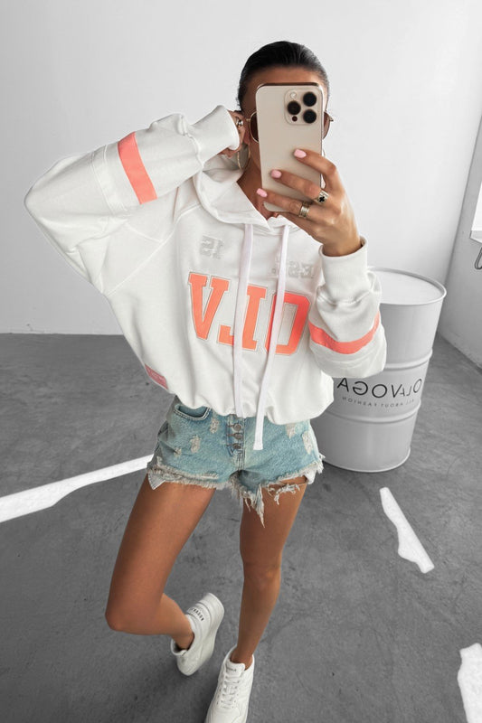 Olavoga Grape kapucnis pulóver