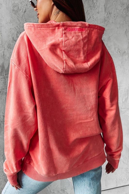 Olavoga Peony kapucnis pulcsi