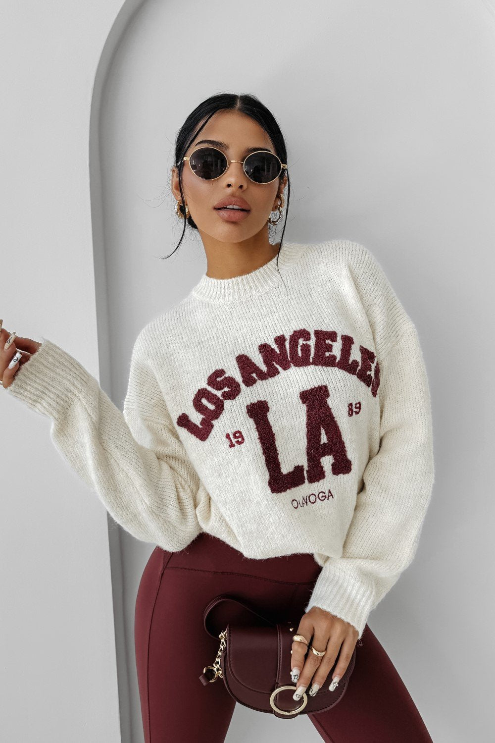 Olive green LUURE sweater