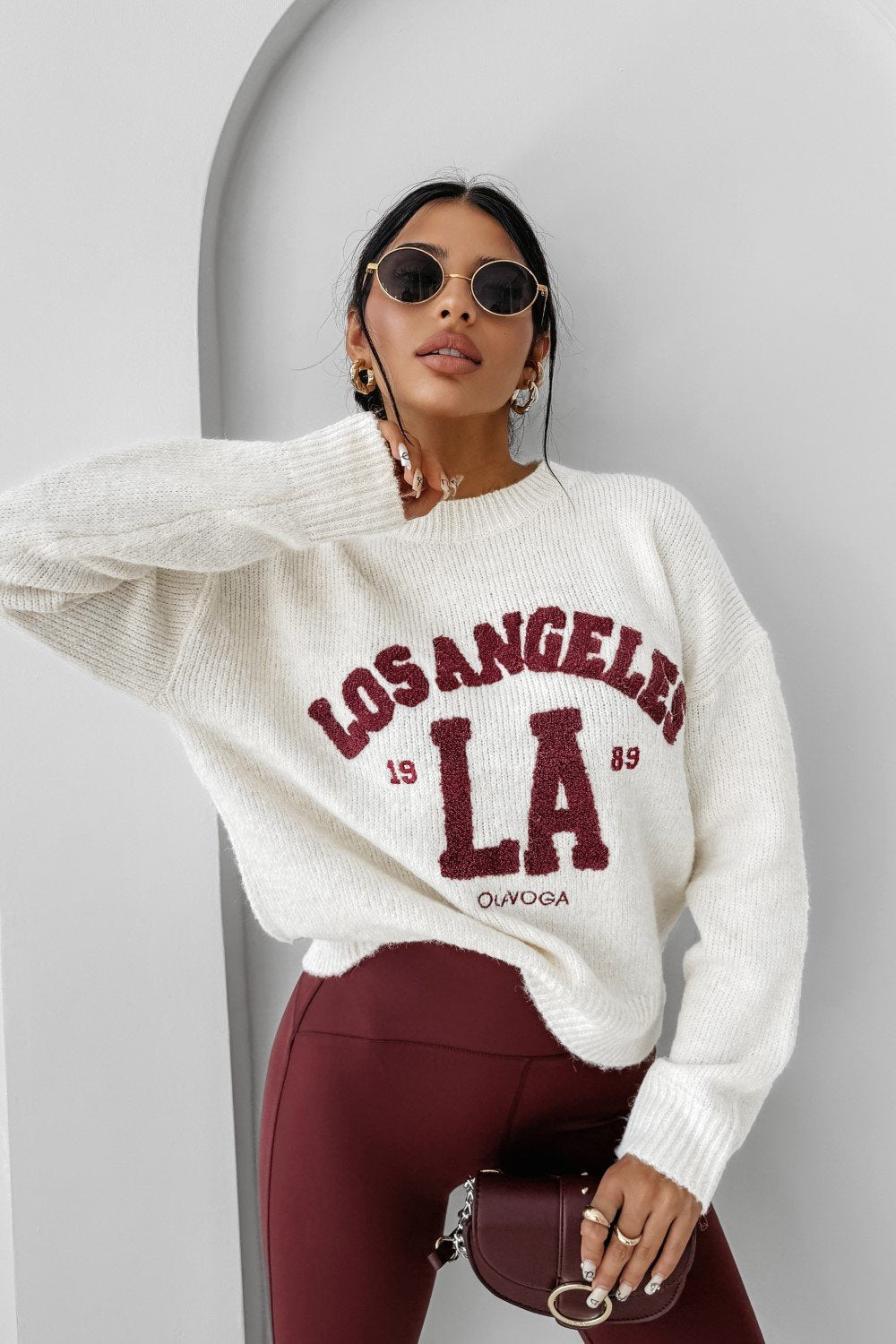 Olive green LUURE sweater