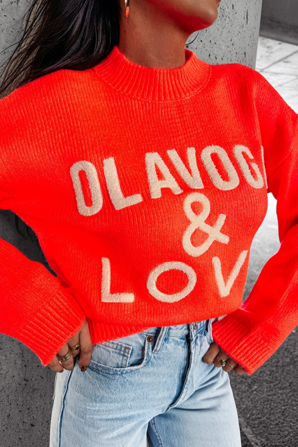 Olavoga Olv Love pulóver