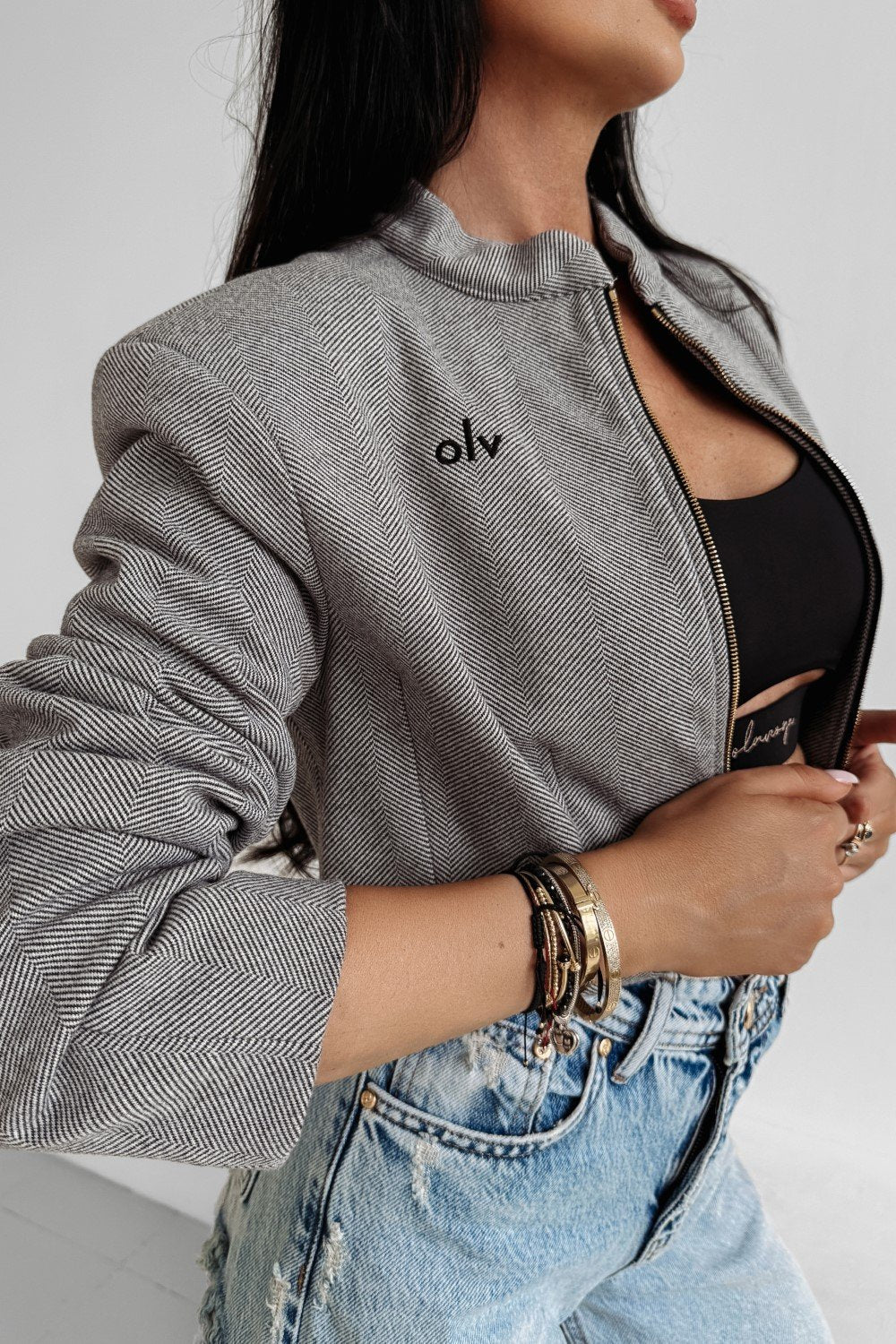 Olavoga Dusky Charm Reißverschlussoberteil