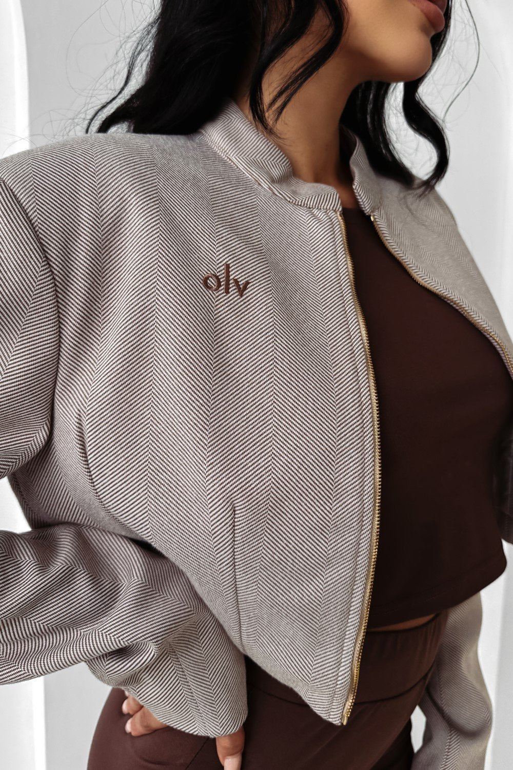 Olavoga Dusky Charm Reißverschlussoberteil