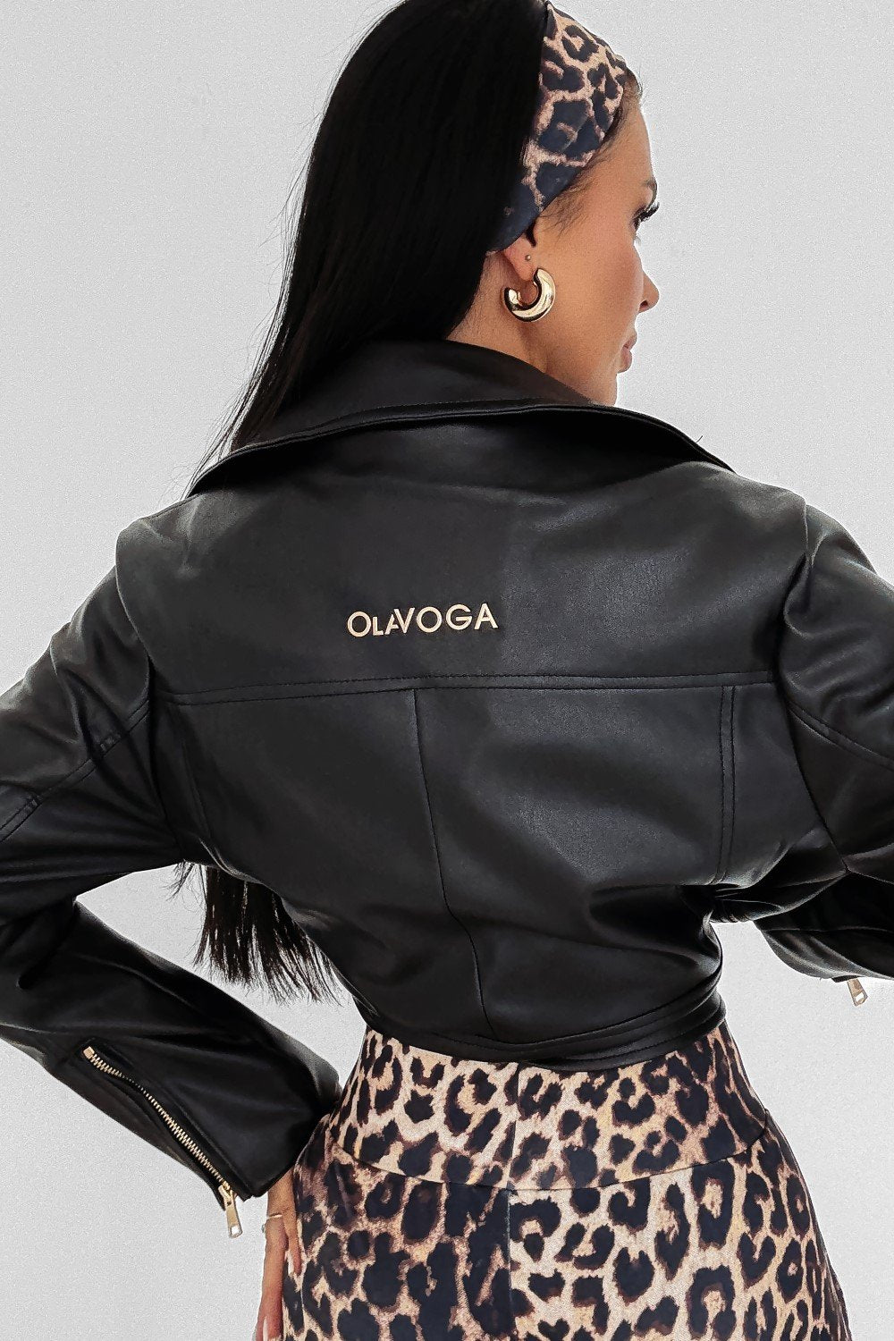 Olive CAMPANI leather jacket