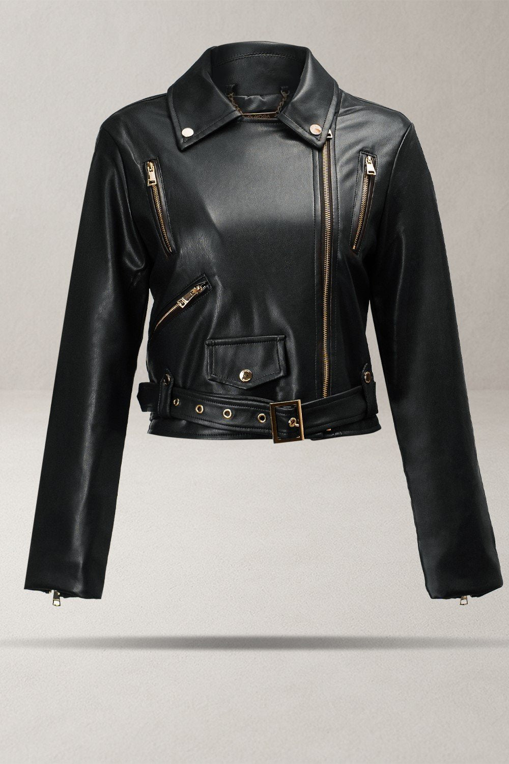 Olive CAMPANI leather jacket