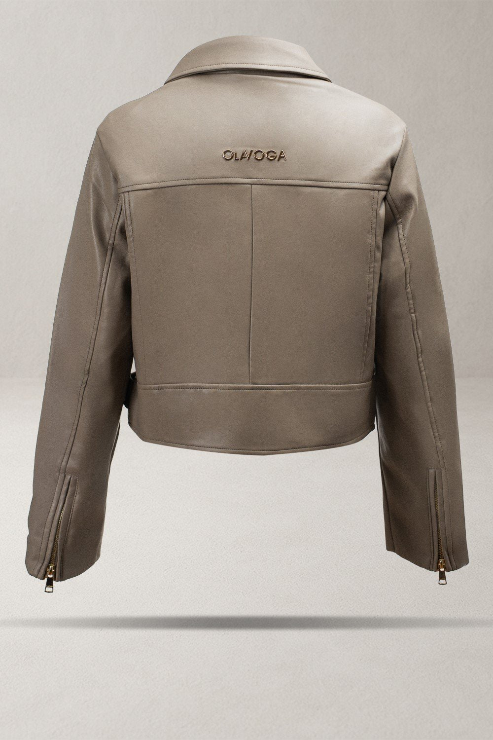 Olive CAMPANI leather jacket