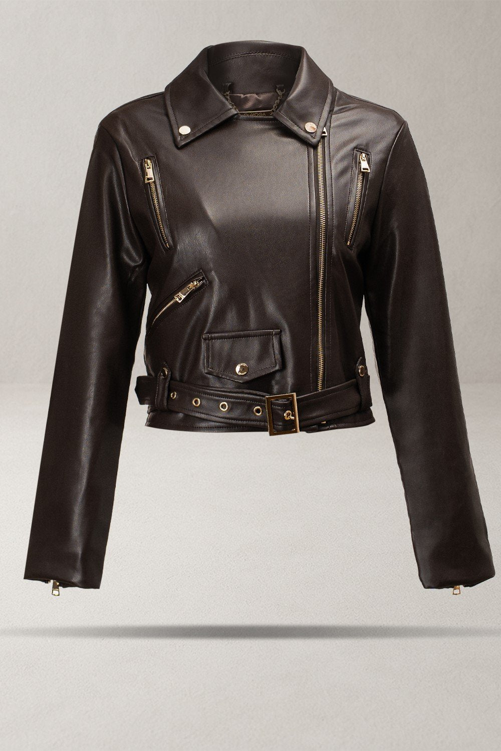 Olive CAMPANI leather jacket