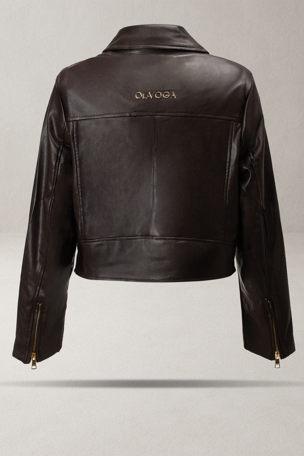 Olive CAMPANI leather jacket