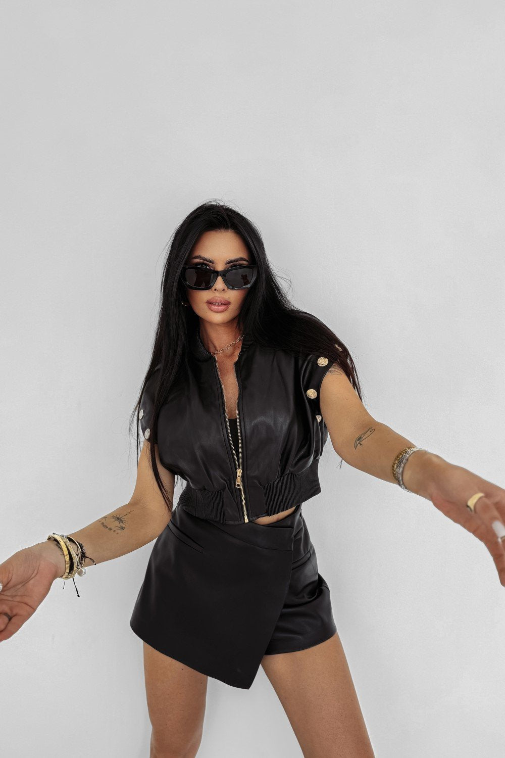 Olive SAO leather jacket