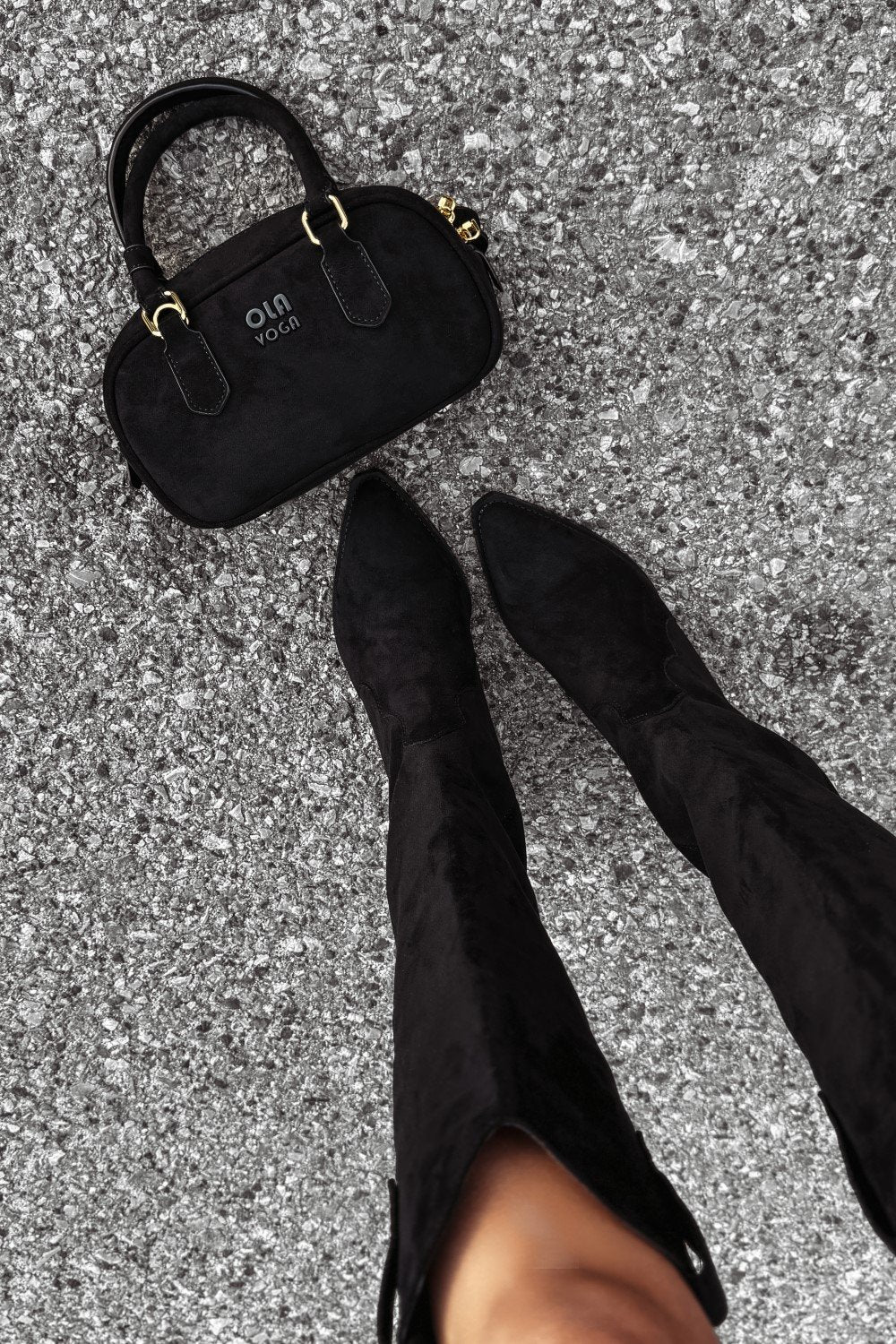 Olive POINT boots