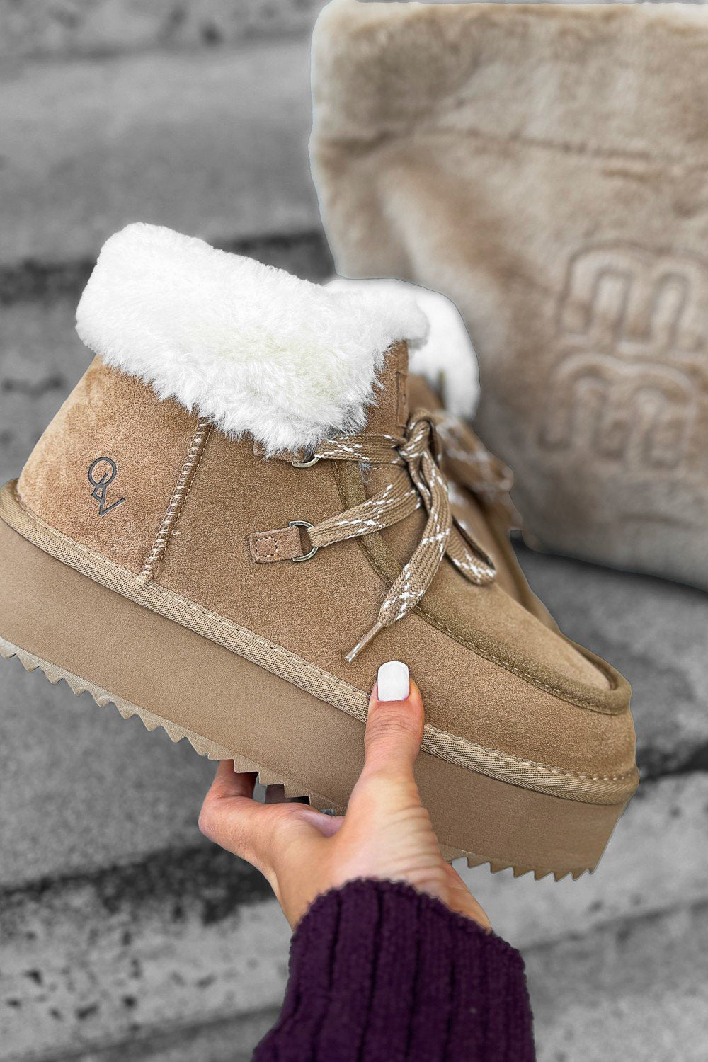 Olive green Vitty boots