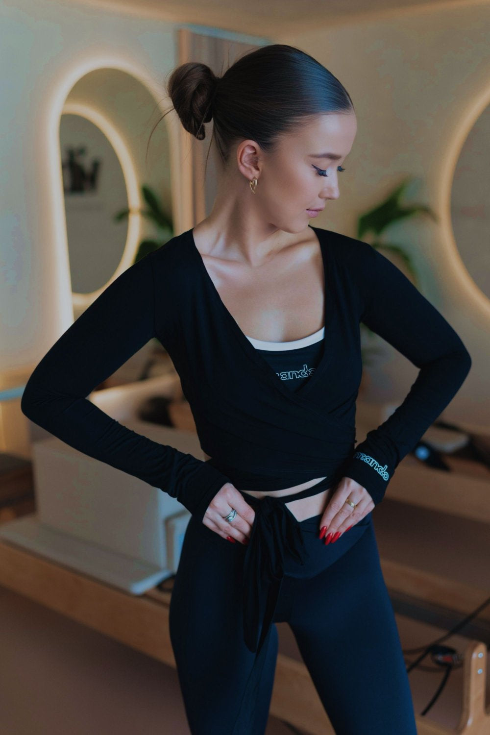Mando Bamboo Top zum Binden