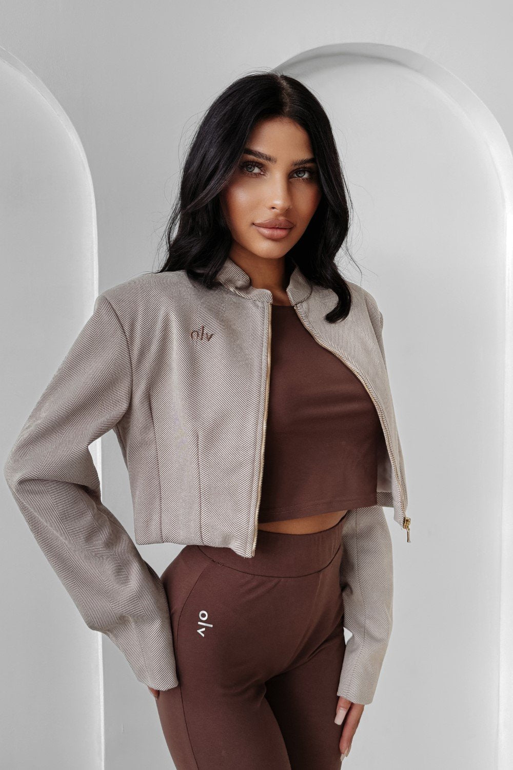Olavoga Dusky Charm Reißverschlussoberteil