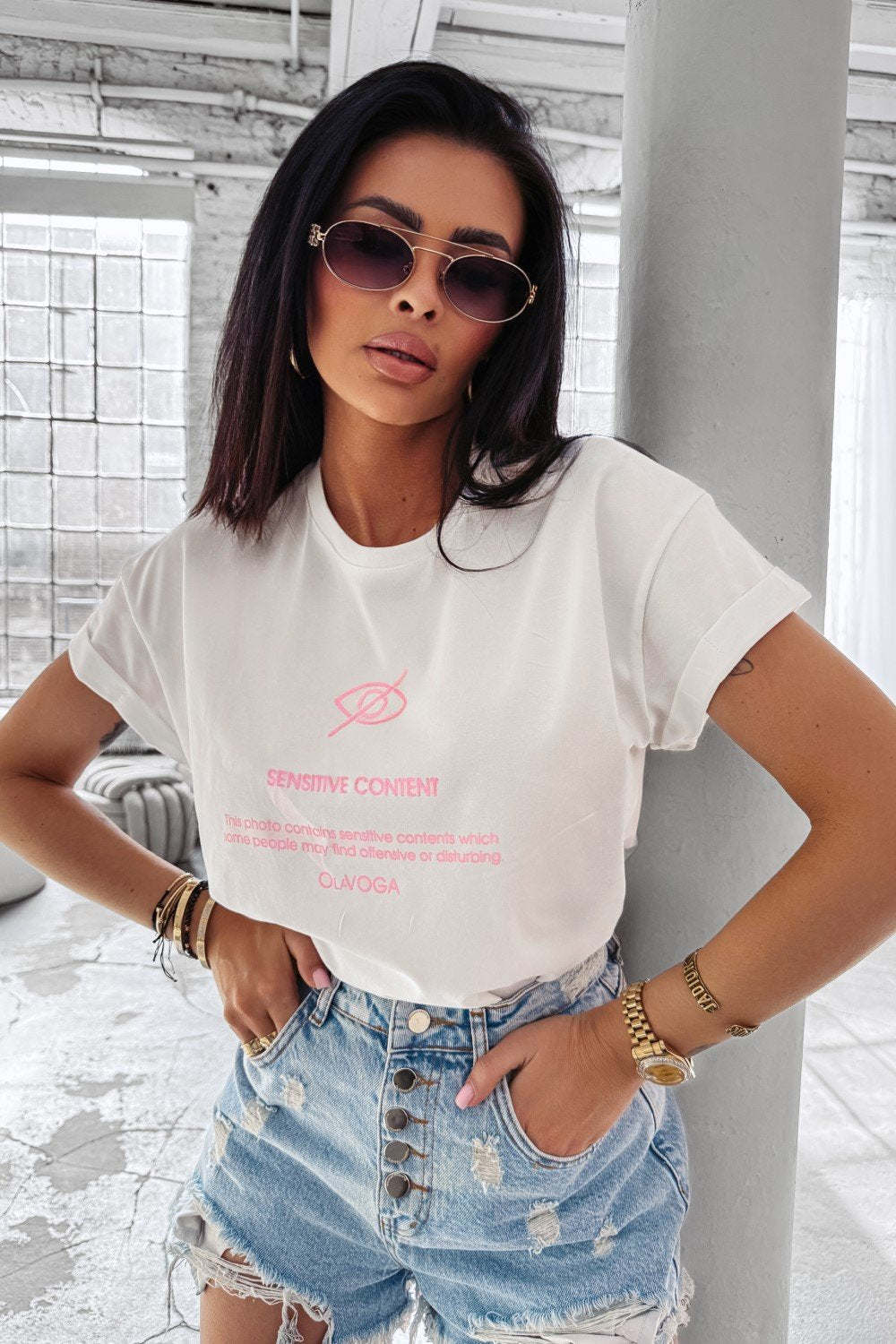 Olavoga Glass Kurzarm-T-Shirt