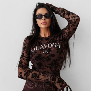 Olavoga Sepia hosszú ujjú felsõ