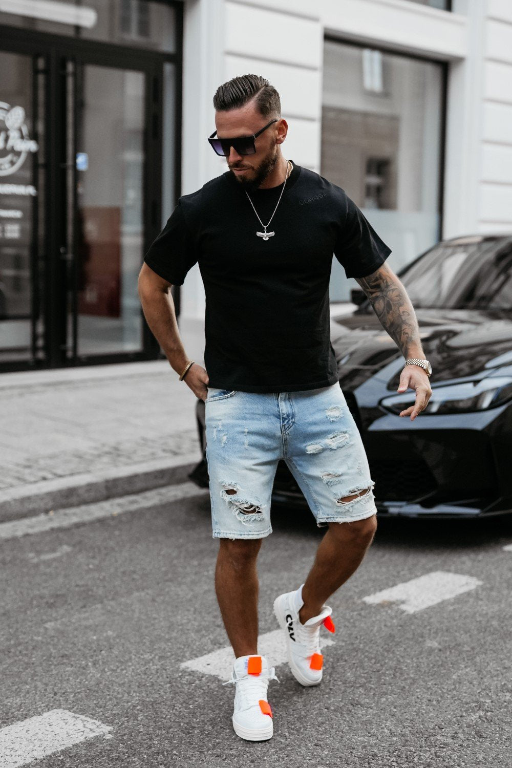 Olavoga Shadow Luxe rövid ujjú póló