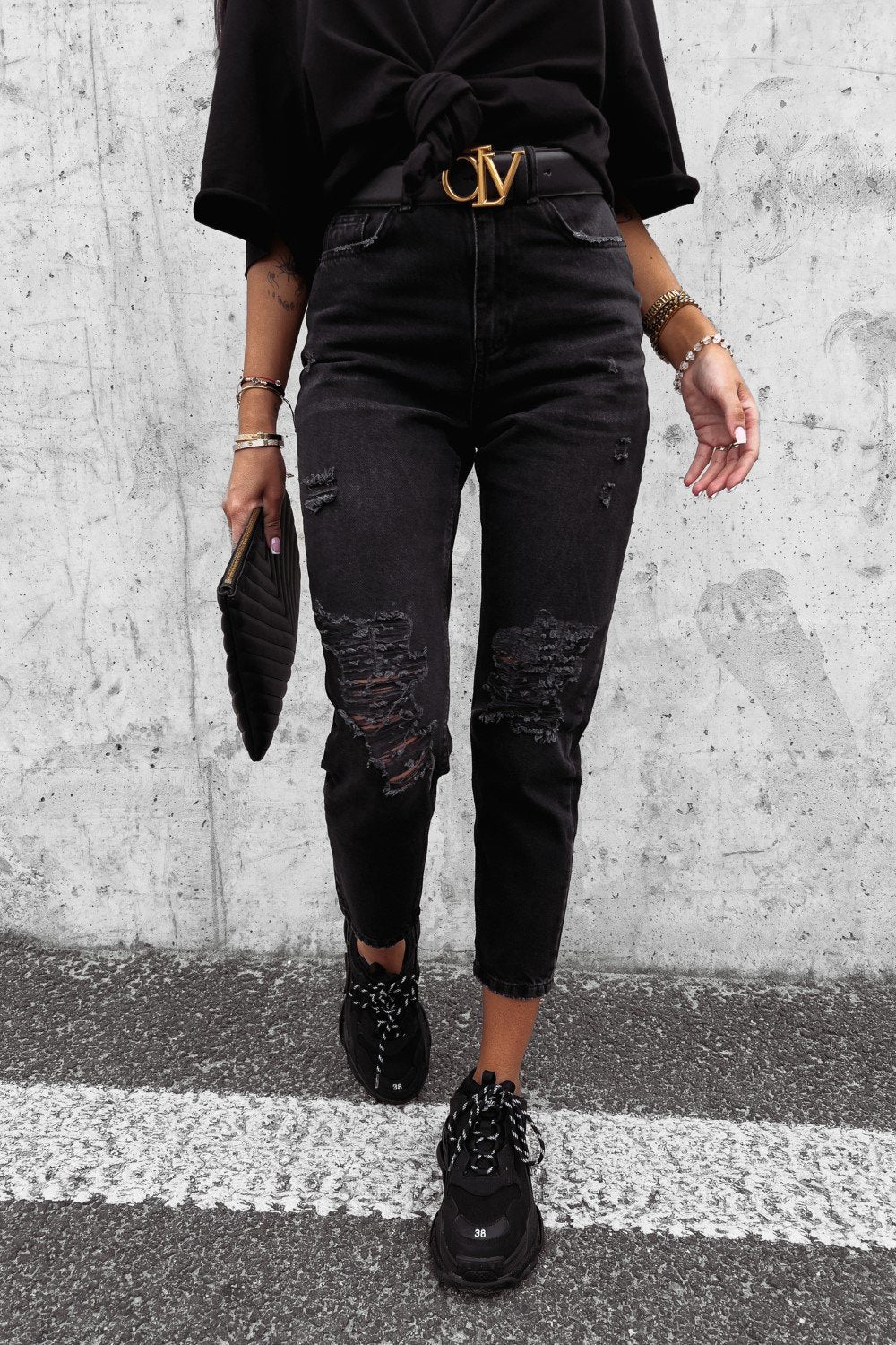 Olive green Verti jeans
