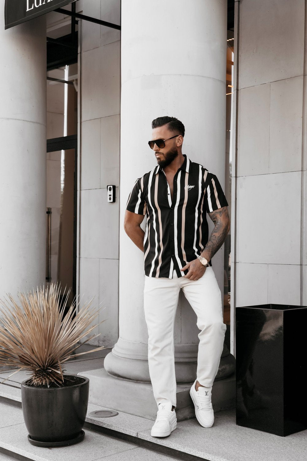 Olavoga Mius Kurzarm-Hemd