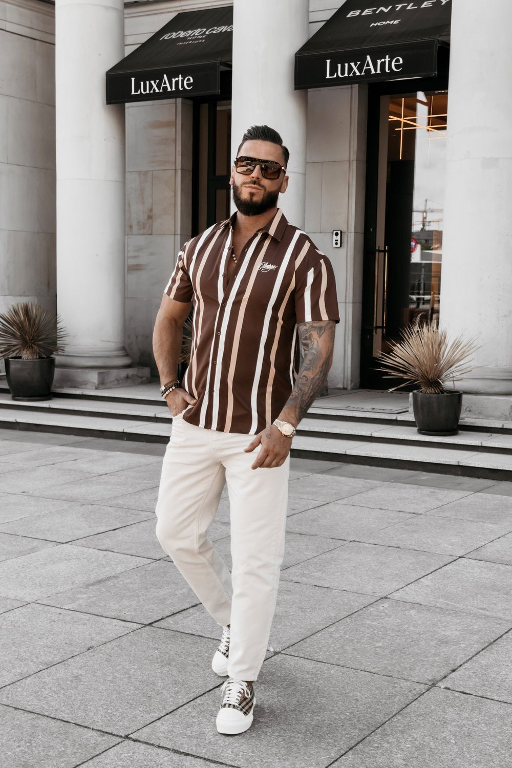 Olavoga Mius Kurzarm-Hemd