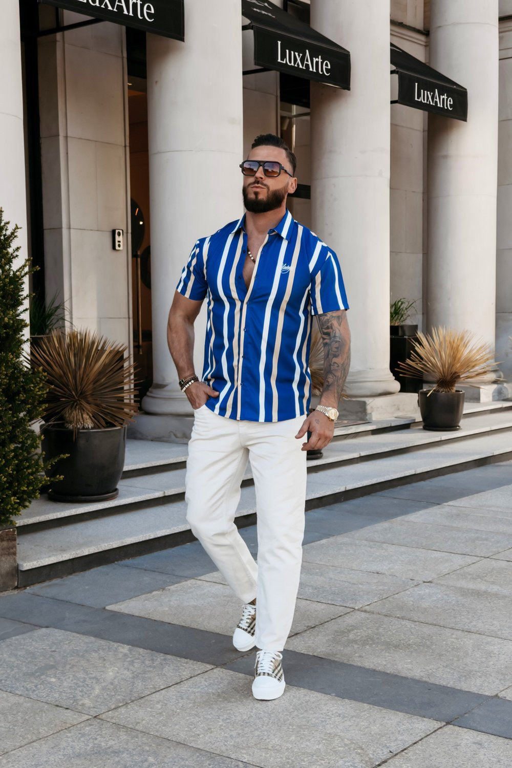 Olavoga Mius Kurzarm-Hemd