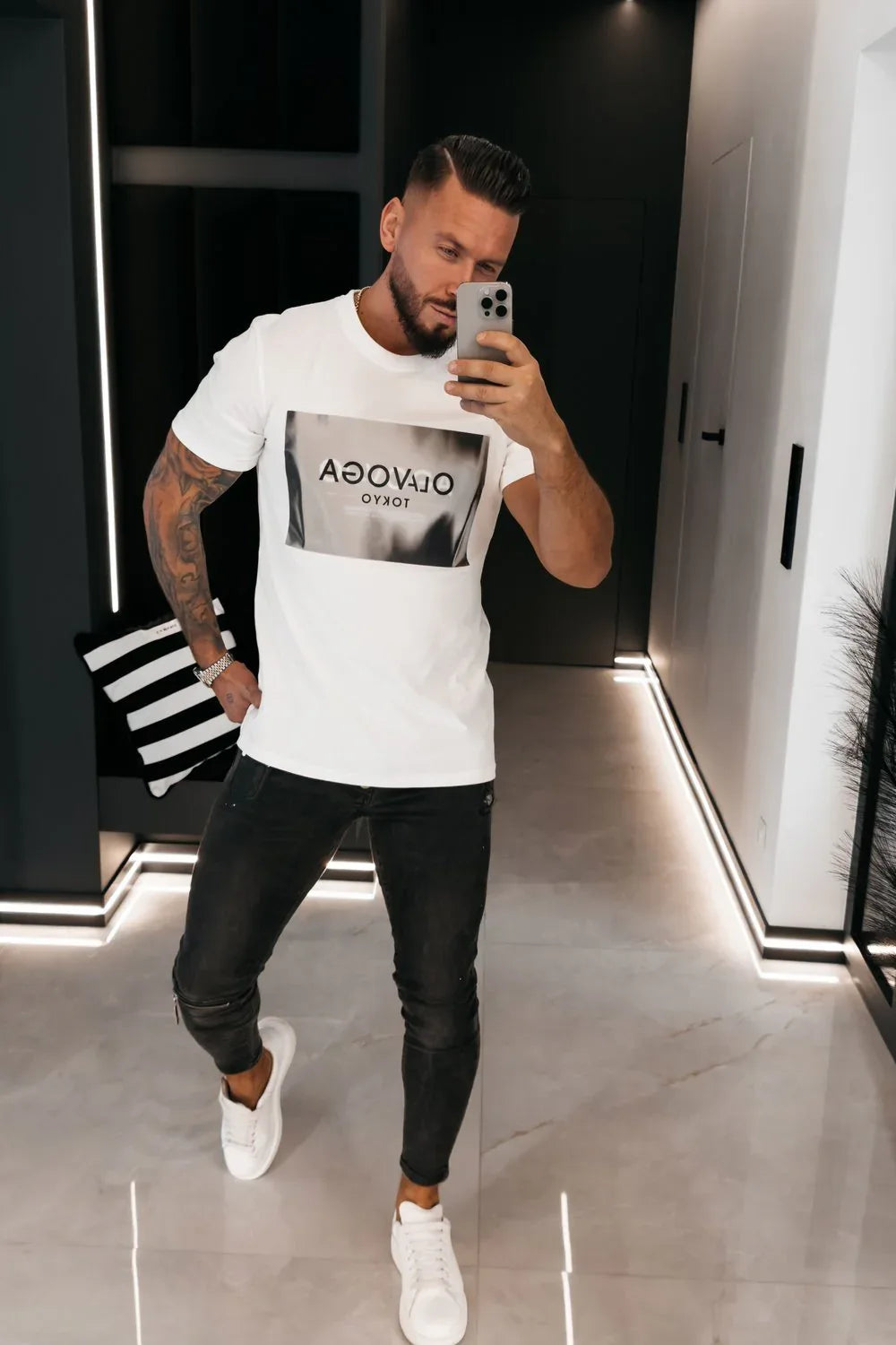 Olavoga Almain rövid ujjú póló