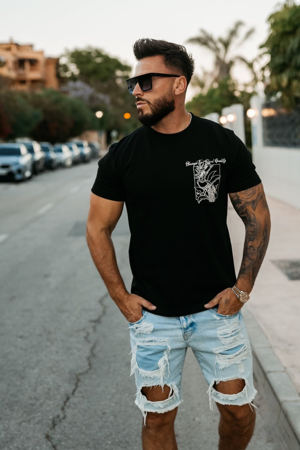 Olavoga Luxveence T-Shirt mit kurzen Ärmeln