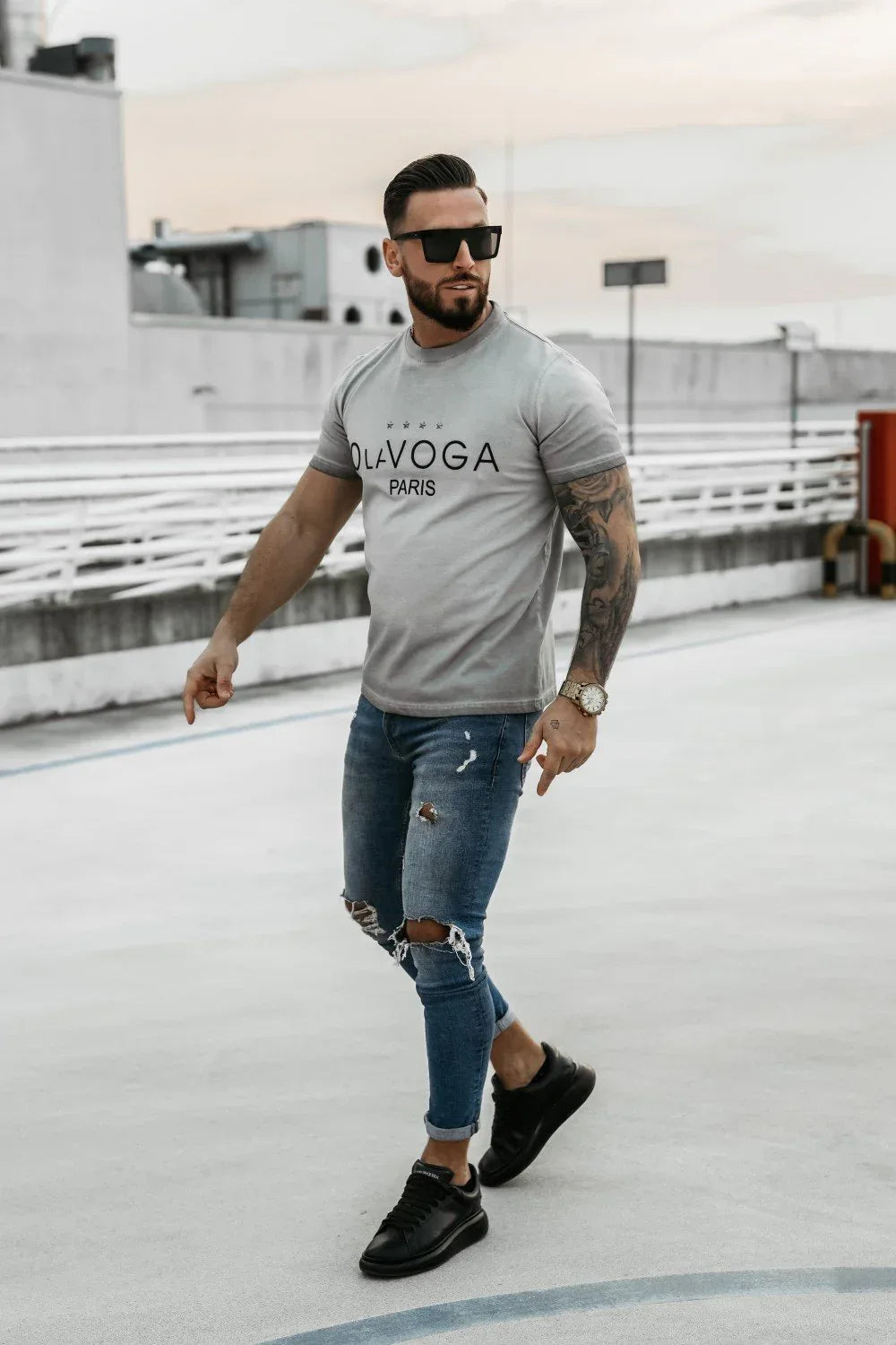 Olavoga Star of Paris Kurzarm-T-Shirt