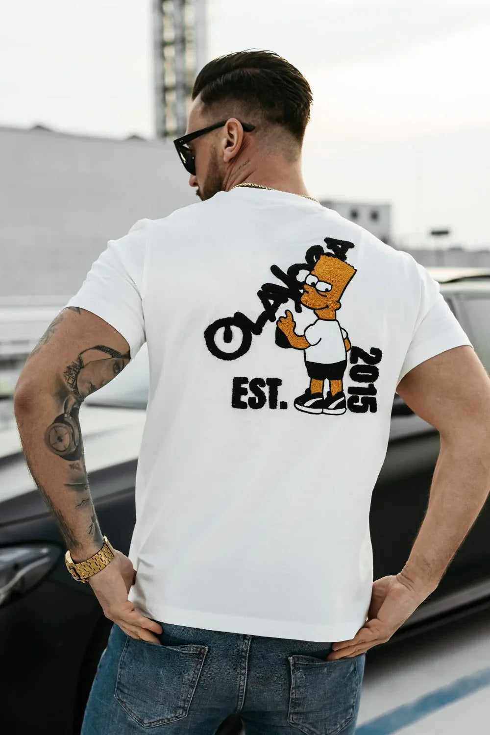 Olavoga Graffity Groove Kurzarm-T-Shirt